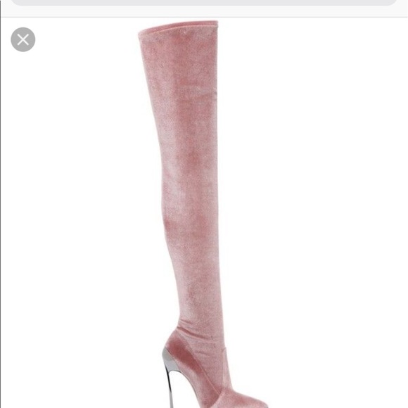 Casadei Shoes - 120mm techno blade stretch velvet Casadei boots